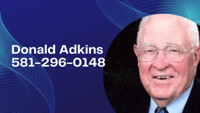 Donald Adkins 581-296-0148