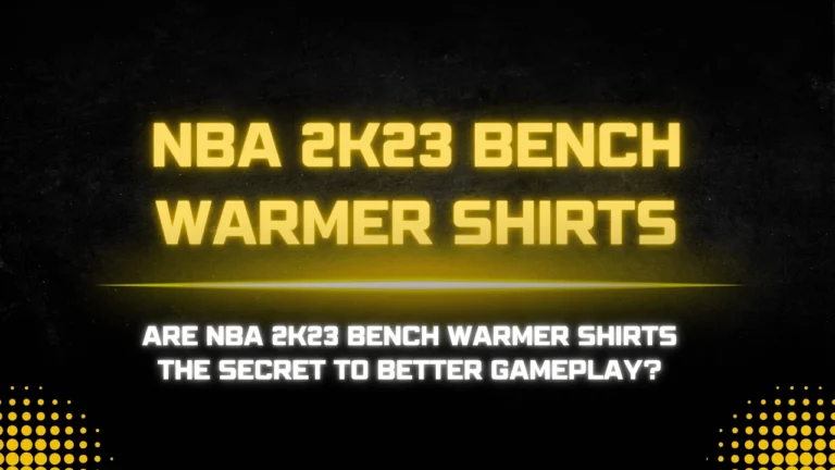 NBA 2K23 Bench Warmer Shirts